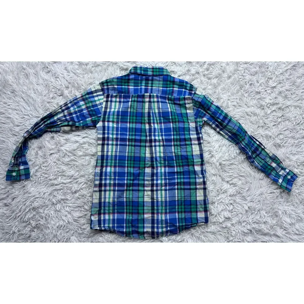3 piece boys button down plaid shirt bundle size 10-12 by The Children’s Place,